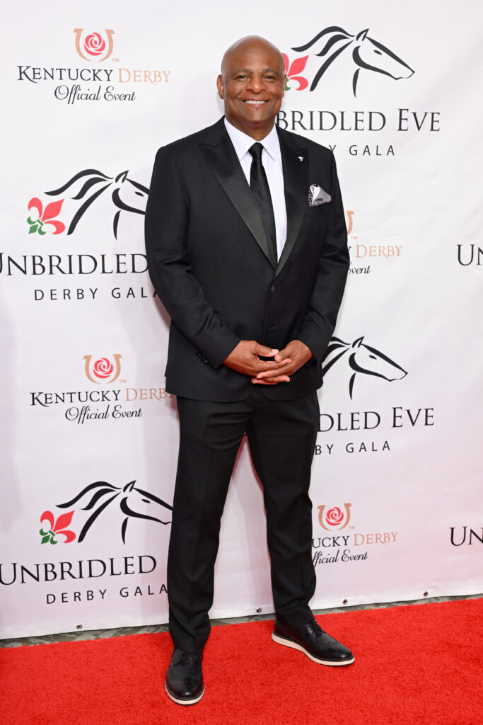 LOUISVILLE, KENTUCKY - MAY 01: Warren Moon attends the 13th Annual Unbridled Eve Kentucky Derby Gala at The Galt House Hotel on May 01, 2026 in Louisville, Kentucky. (Photo by Daniel Boczarski/Getty Images for Unbridled Eve)